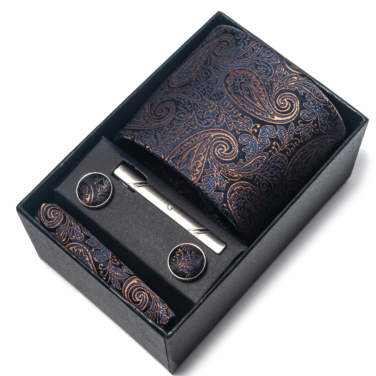 Neck Tie Set Box - Брендовый шелковый галстук для мужчин, Свадебная