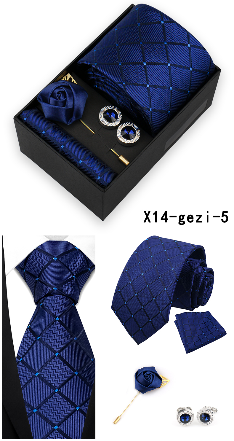 Neck Tie Set Box - Модный мужской галстук с подарочной коробкой,