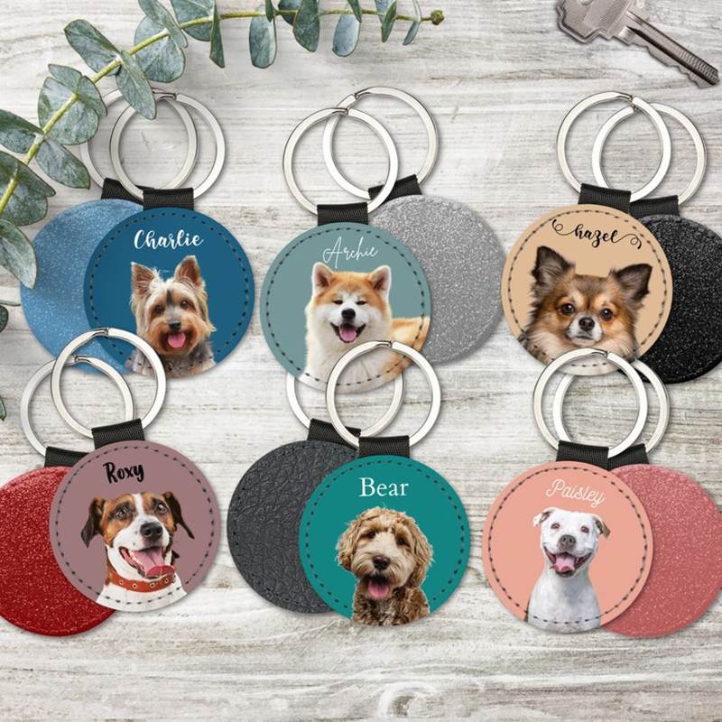Men Keychain Accessories - Брелок с фотографией на заказ, персонализированный