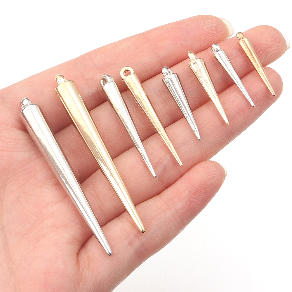 Men Accessories Earrings - 50-200 шт. конусных подвесок-шармов из пластика