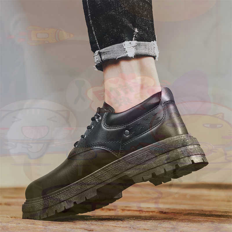 Men'S Volleyball Accessories - Темные модные кроссовки из натуральной кожи,