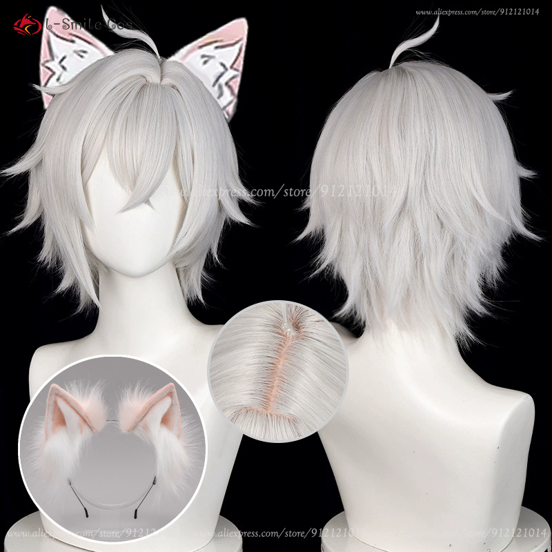 Men Accessories Silver - Парик для косплея ZZZ Seth Lowell,