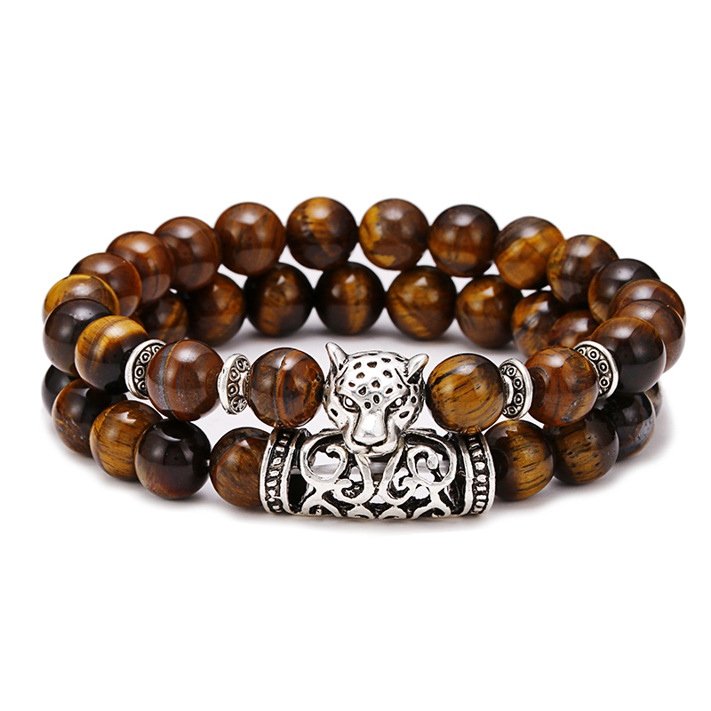 Men'S Accessories Premium - Премиум 2 шт./компл., леопардовый бисер, мужская