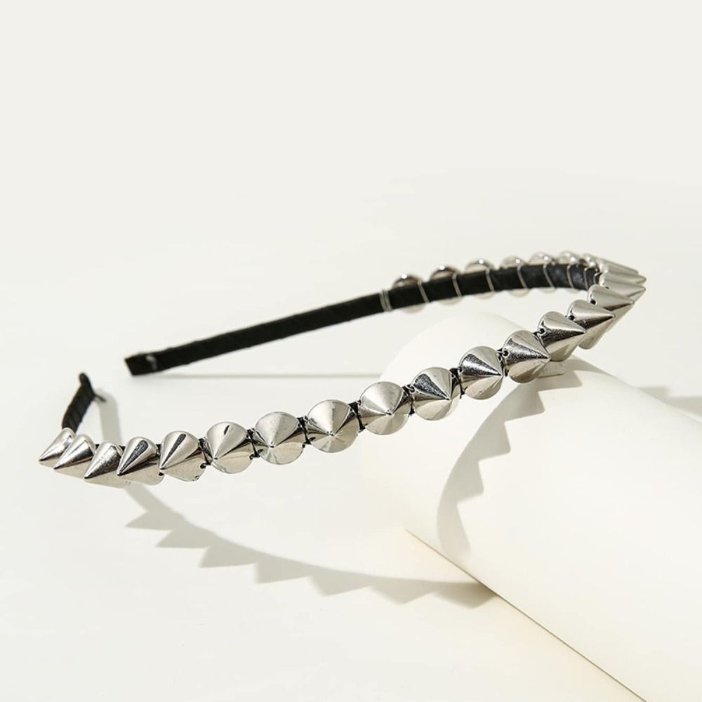 Men Accessories Silver - Металлическая повязка на голову в стиле