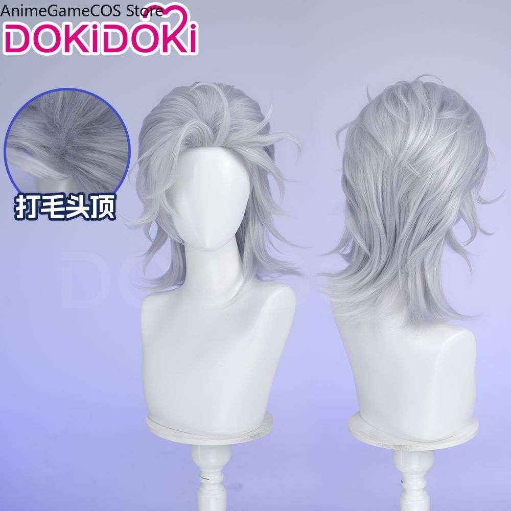 Men Accessories Silver - Парик для косплея Hades из аниме