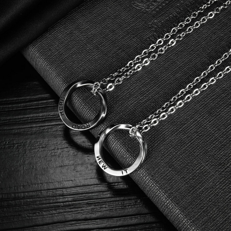 Men Accessories Pk - Мужское кольцо-подвеска Мёбиуса из нержавеющей стали