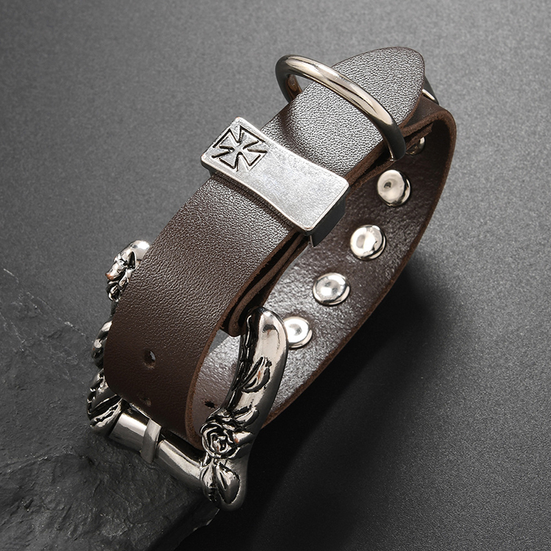 Men Accessories Pk - Браслет в стиле рок-панк с большой