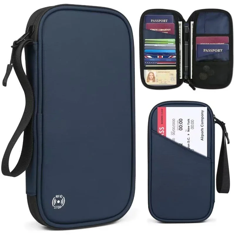 Travel Organizer Men - Легкая семейная дорожная обложка для паспорта,