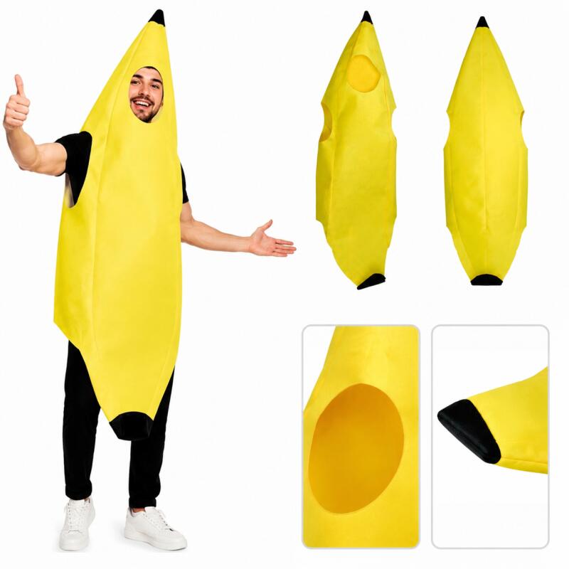 Men'S Yellow Accessories - Забавный костюм банана для взрослых, комбинезон