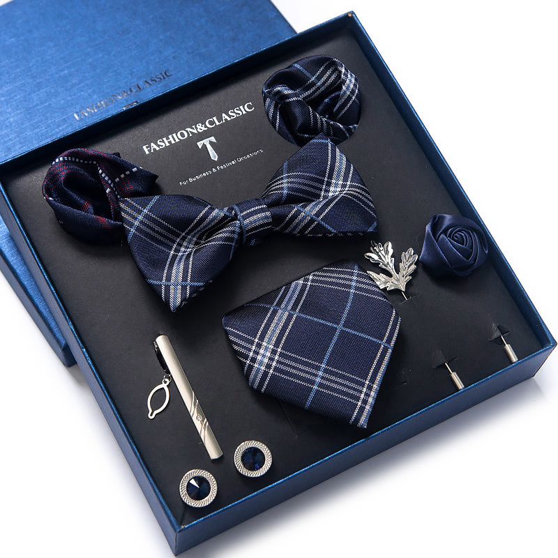 Neck Tie Set Box - Оптовая продажа, классический свадебный подарок, галстук,