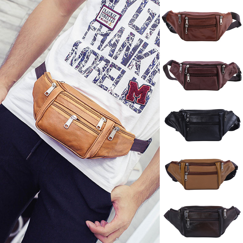 Travel Organizer Men - Модные мужские поясные сумки из натуральной