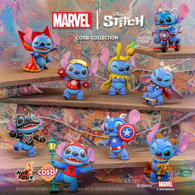 Men Accessories Collection - Горячие игрушки MARVEL Stitch Cosbi, коллекция