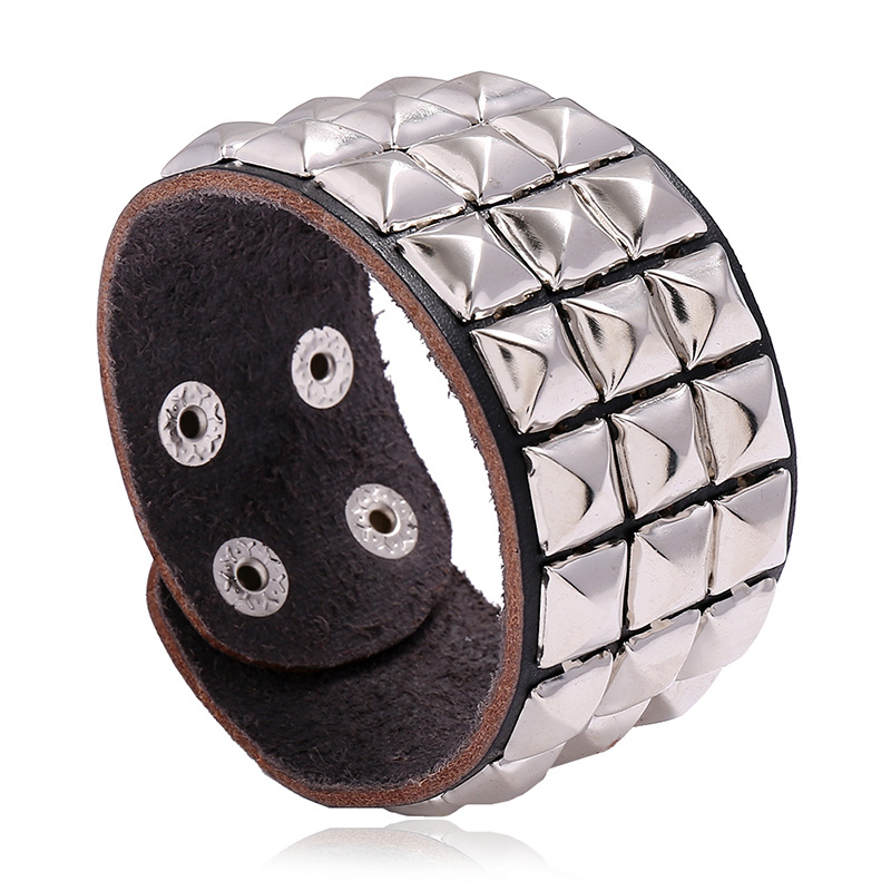 Men Accessories Pk - Мужской байкерский браслет в стиле хип-хоп,