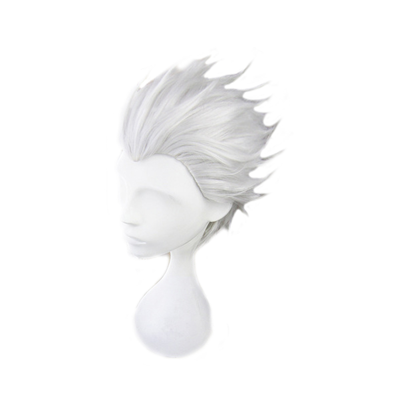 Men Accessories Silver - Парик для косплея Vergil, короткий серебристо-серый,