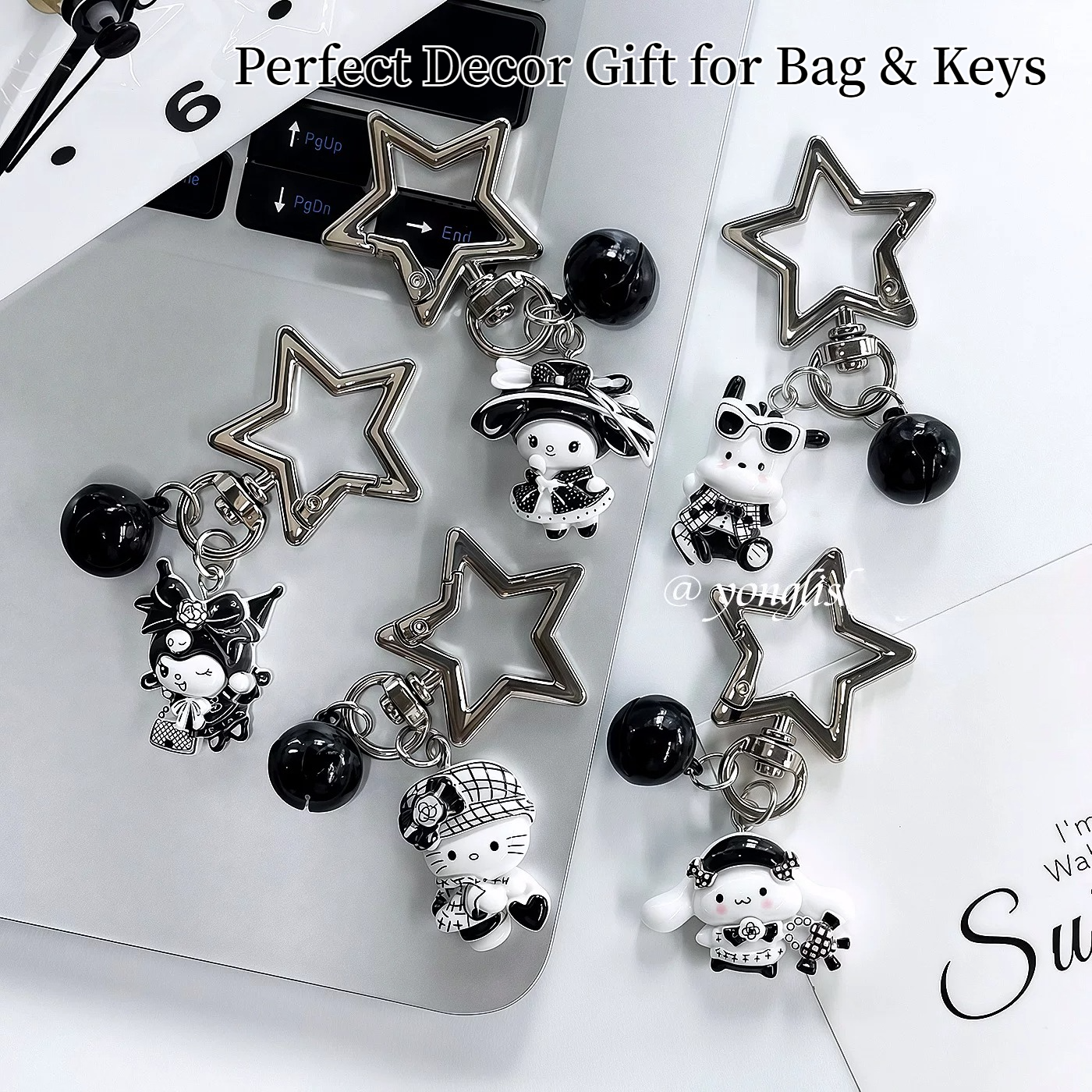 Men Keychain Accessories - Винтажный брелок-подвеска Y2K Sanrio Hello Kitty