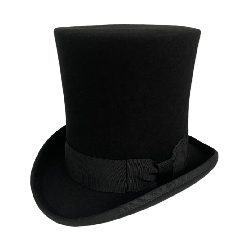 Men'S Victorian Accessories - Черный шерстяной фетровый цилиндр, мужской формальный