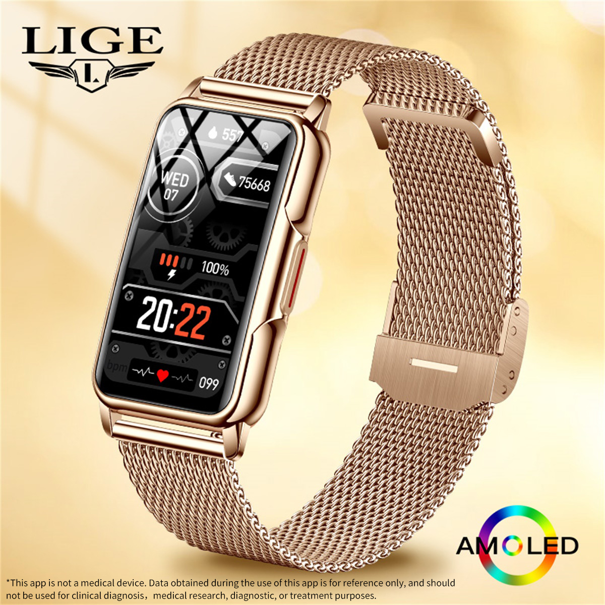 Young Men'S Accessories - LIGE Смарт-часы для мужчин и женщин,