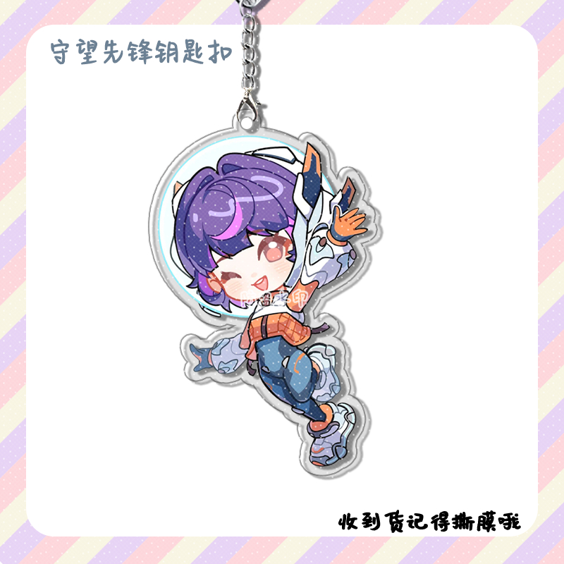 4 шт., аниме-игра Overwatch Co – обзор и цена Men Keychain Accessories