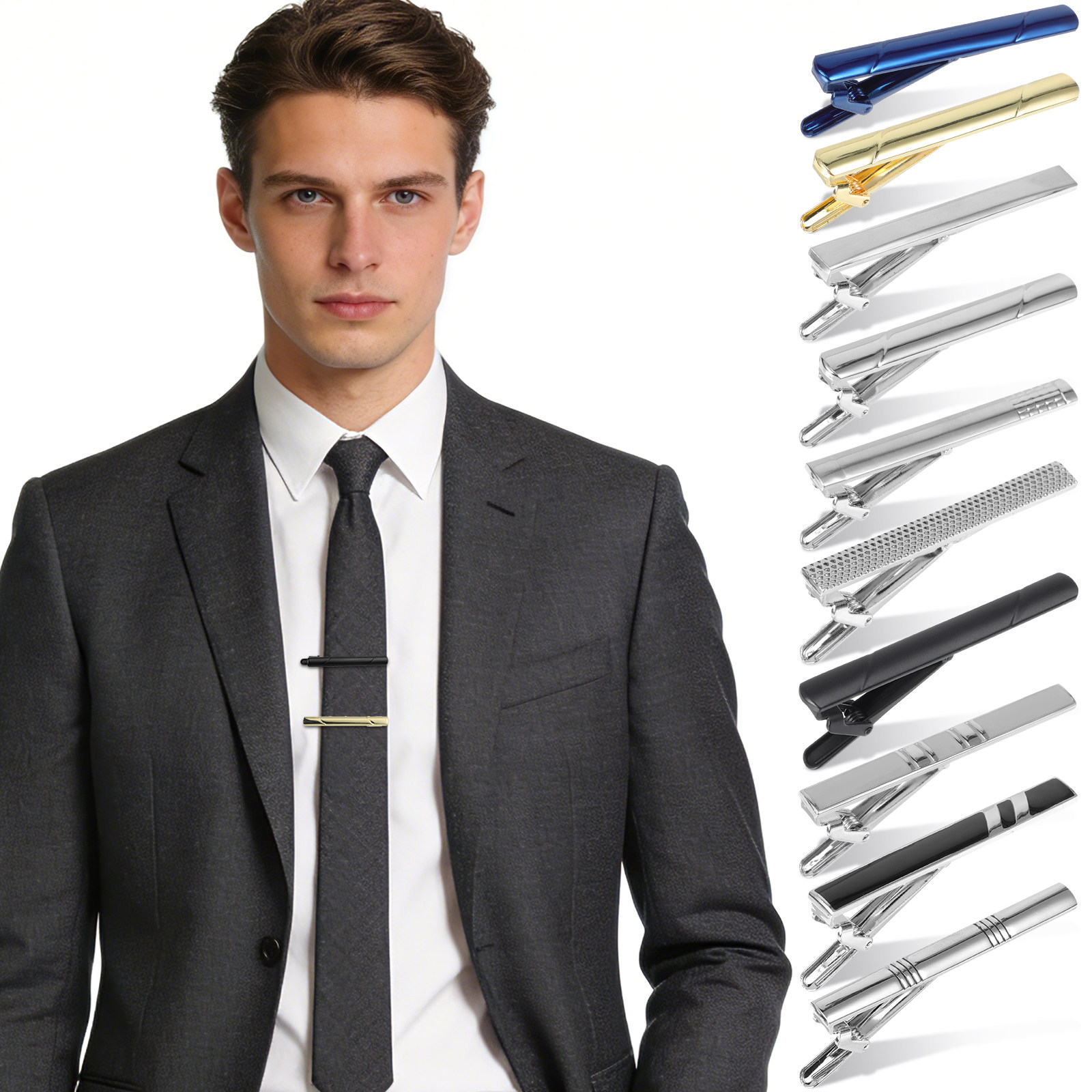 Набор из 10 элегантных медных  – обзор и цена Neck Tie Set Box