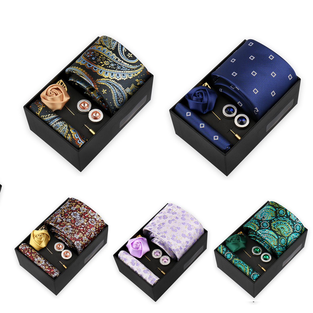 Модный мужской галстук с подар – обзор и цена Neck Tie Set Box