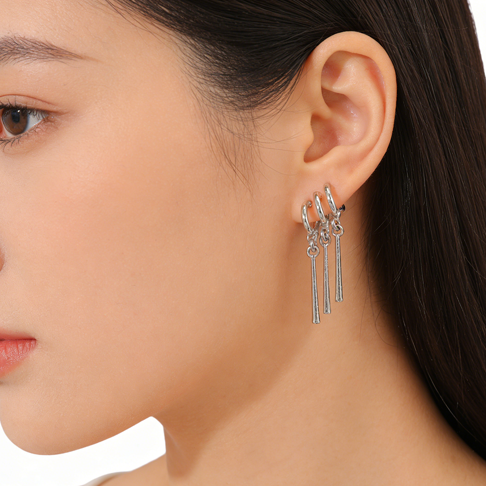 1 пара модных длинных серьг-по – обзор и цена Men Accessories Earrings
