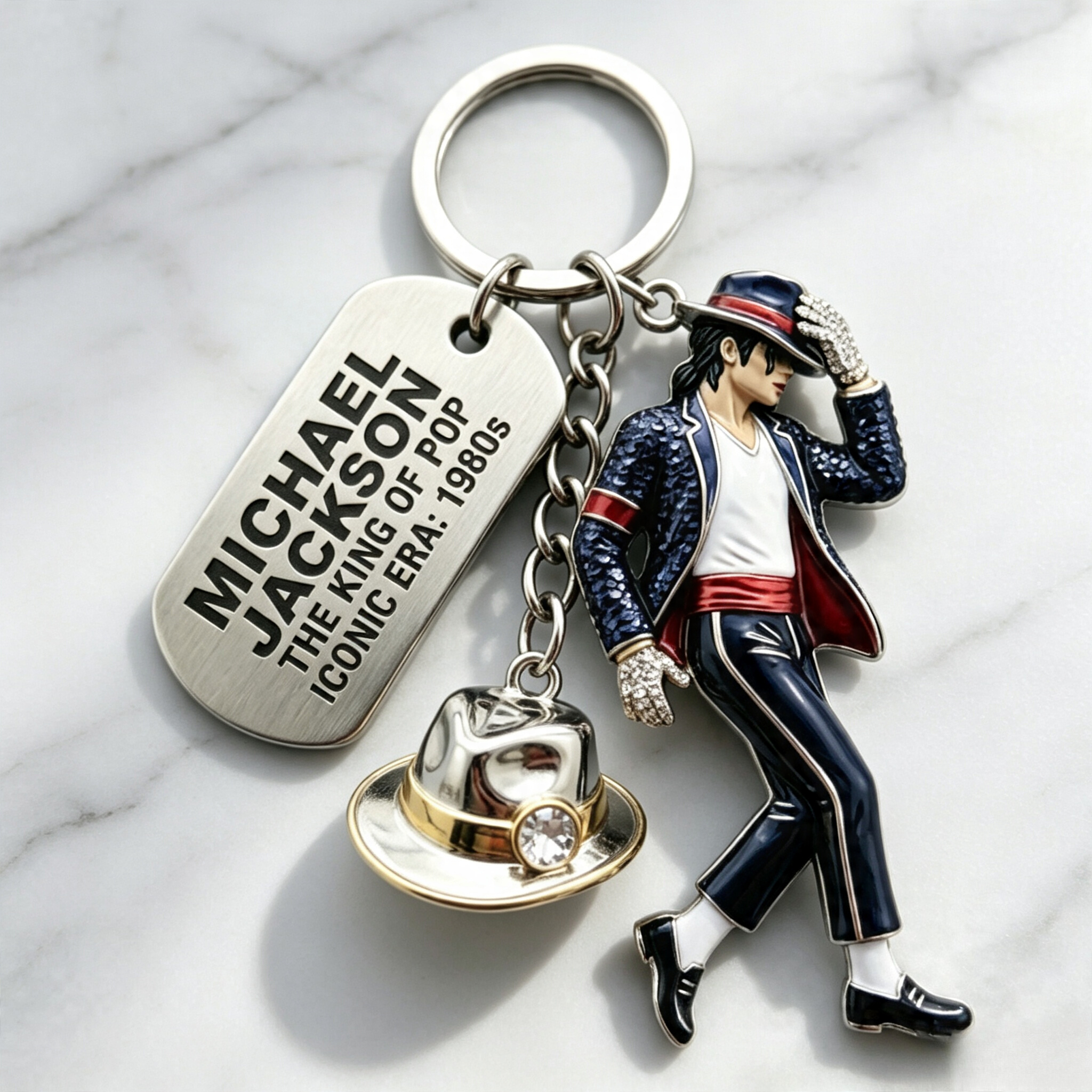 Брелок с изображением Майкла Д – обзор и цена Men Keychain Accessories