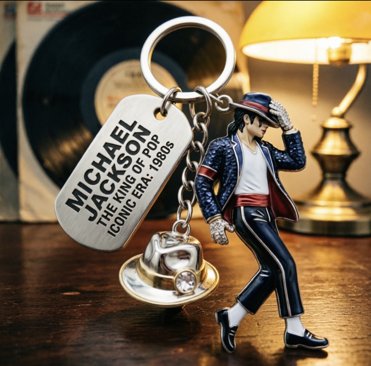 Брелок с изображением Майкла Д – обзор и цена Men Keychain Accessories