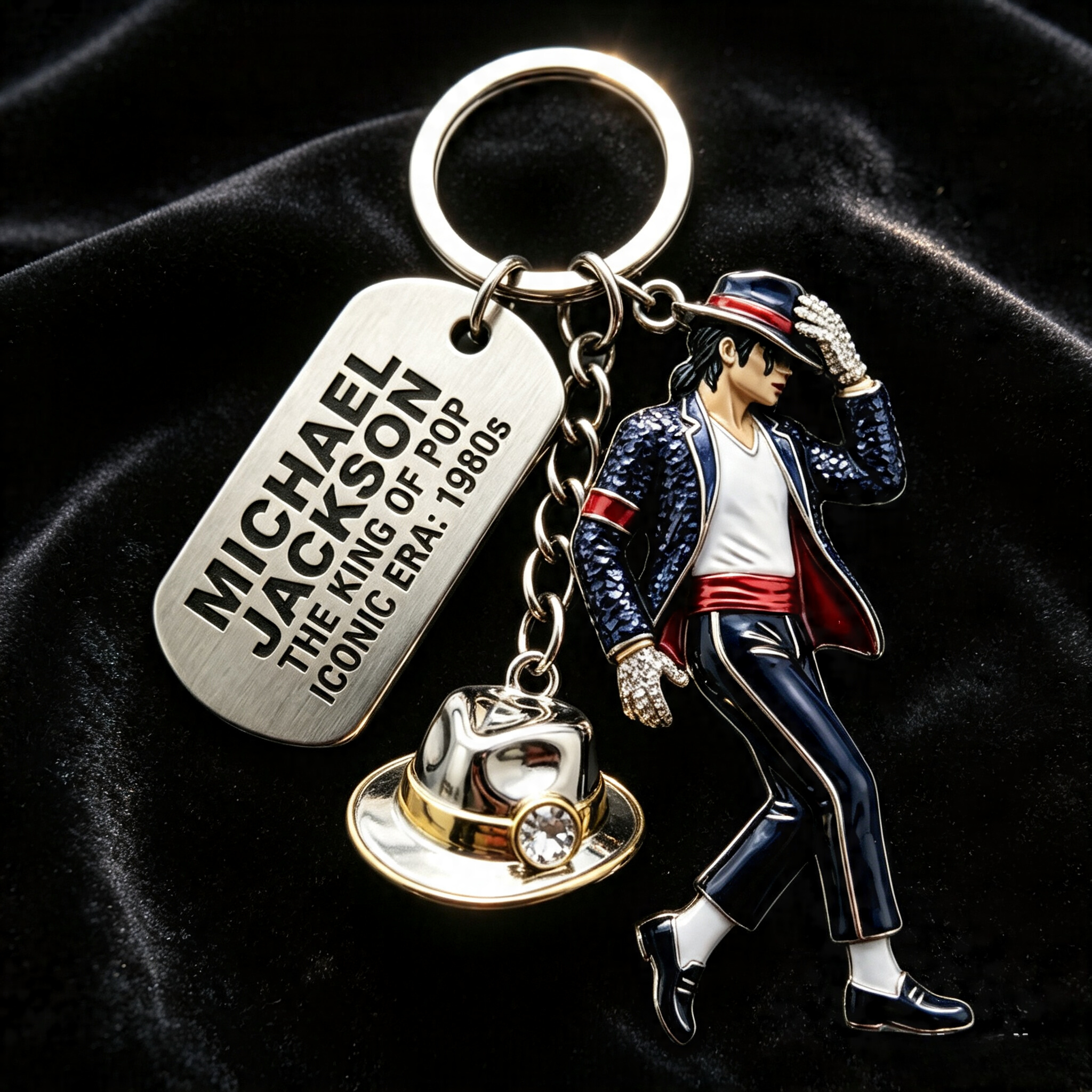 Брелок с изображением Майкла Д – обзор и цена Men Keychain Accessories