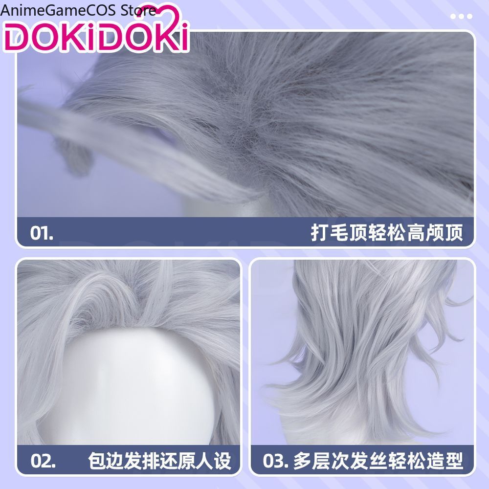 Парик для косплея Hades из ани – обзор и цена Men Accessories Silver