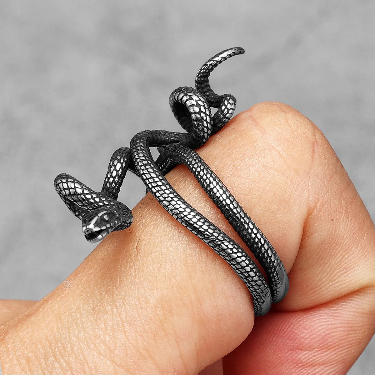 Ядовитое кольцо в виде змеи из – обзор и цена Men'S Accessories Best