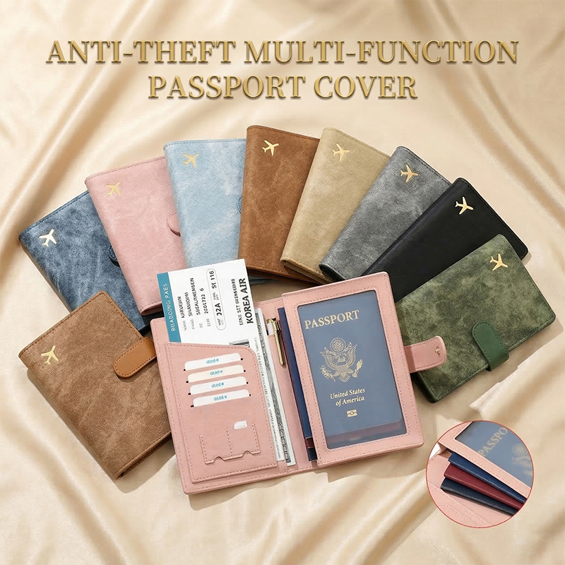 Кожаный RFID-блокирующий кошел – обзор и цена Travel Organizer Men