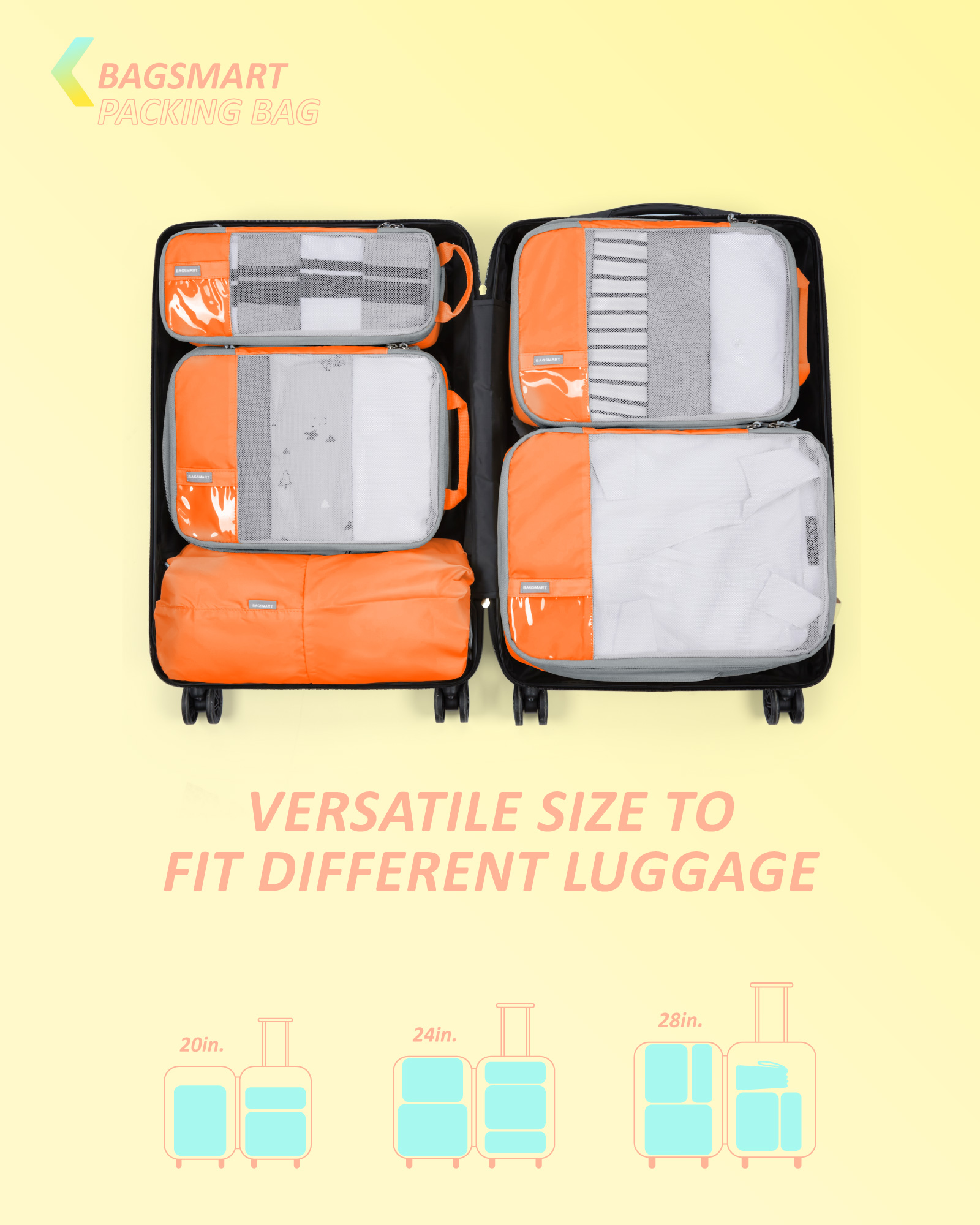 Компрессионные упаковочные куб – обзор и цена Travel Organizer Men