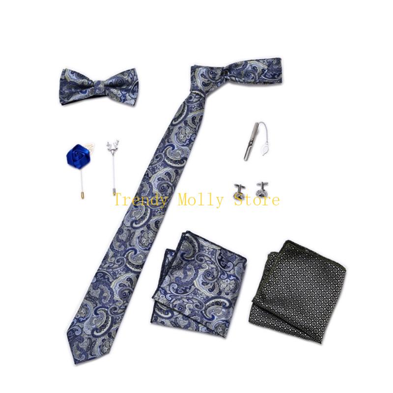 N5KB 9 шт., мужской модный ком – обзор и цена Neck Tie Set Box