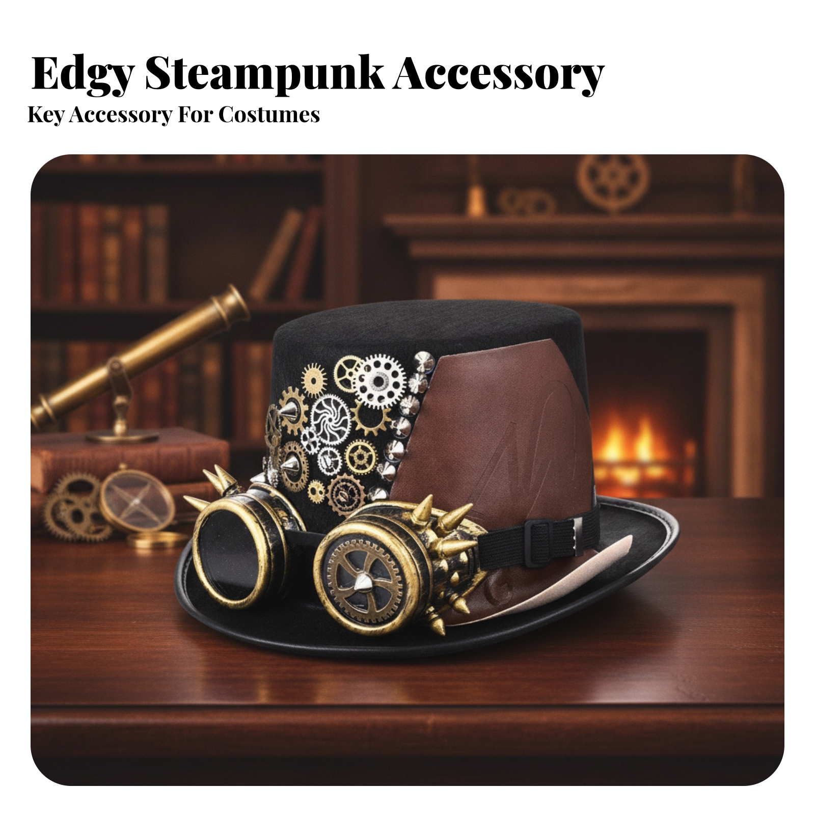Шляпа в стиле стимпанк с очкам – обзор и цена Men'S Victorian Accessories