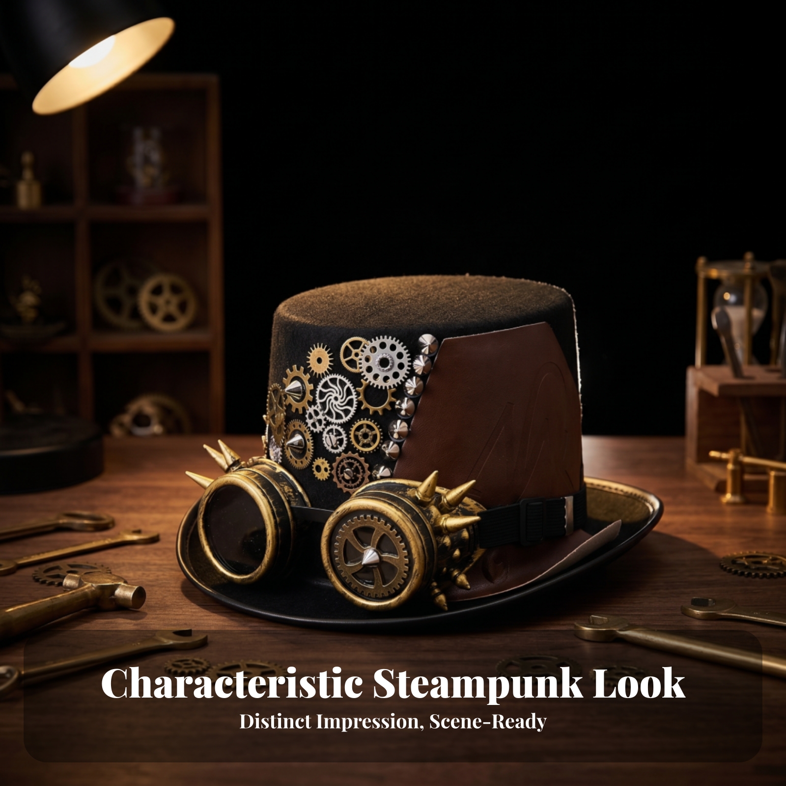 Шляпа в стиле стимпанк с очкам – обзор и цена Men'S Victorian Accessories
