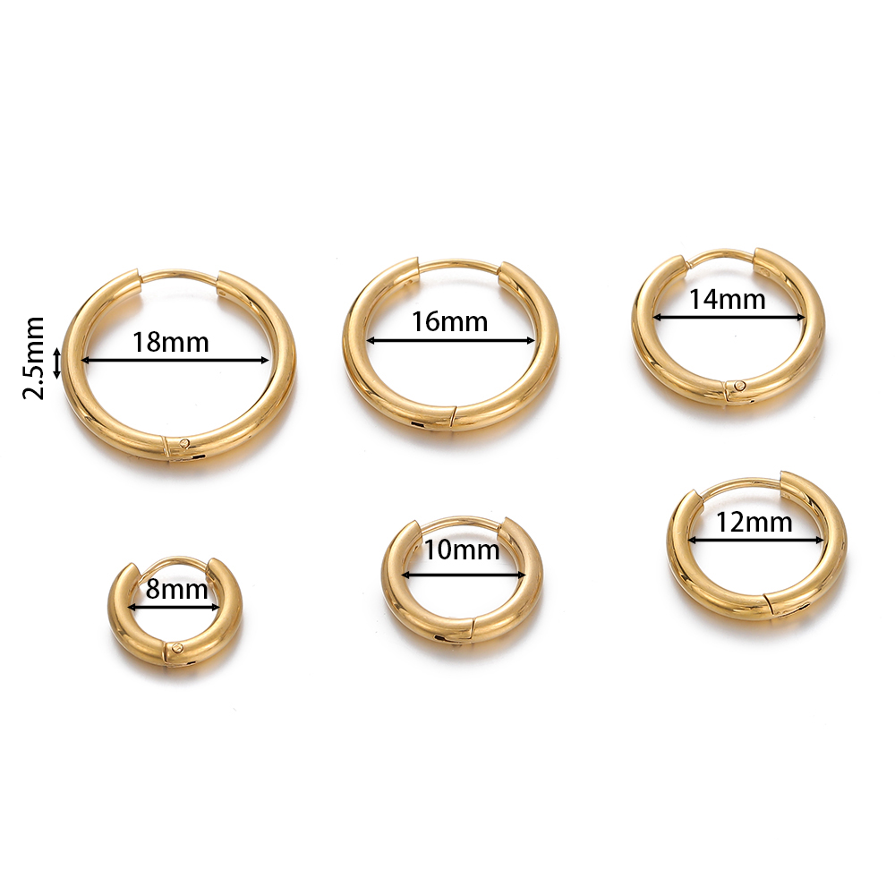 2 шт., 8/10/12/14/16/18 мм, се – обзор и цена Men Accessories Earrings